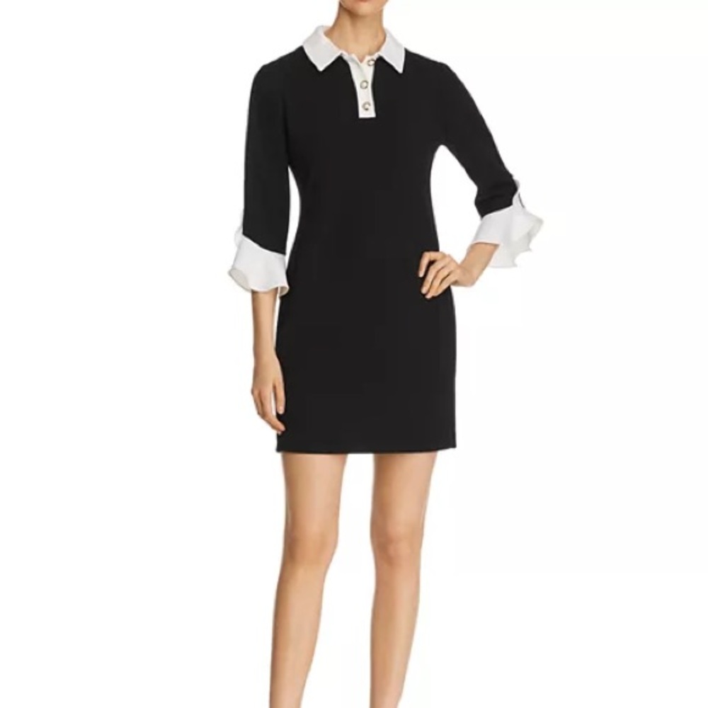 Karl Lagerfeld Black and White Mini Dress